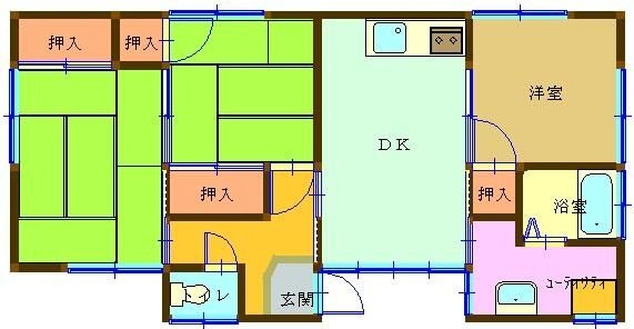 第２山根荘の間取り