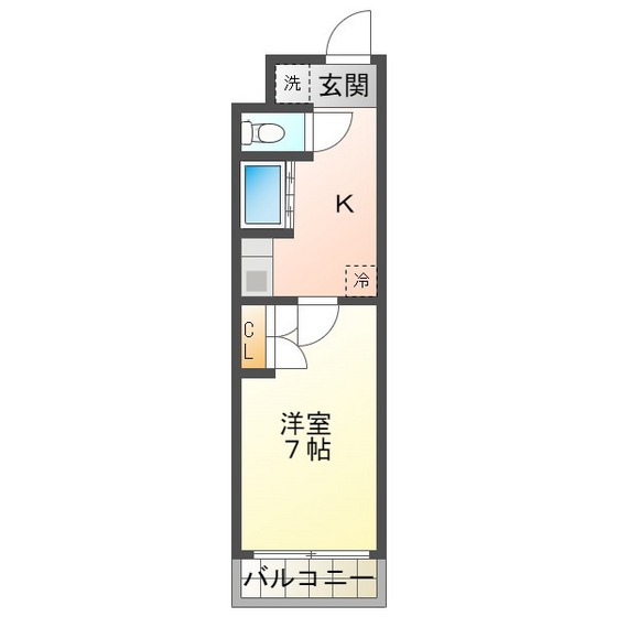 アイルーム東日野の間取り