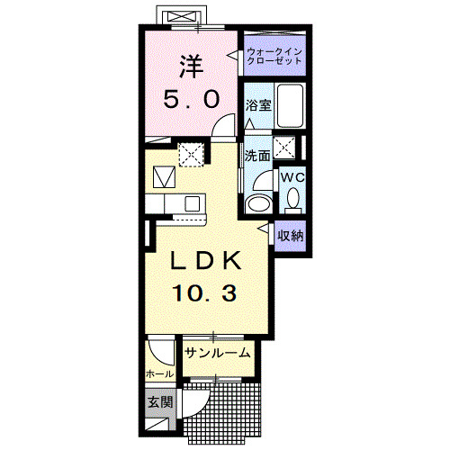 フィレンツェＡの間取り