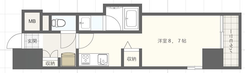 Ｊ－ｃｕｂｅ　ＫＯＢＥの間取り