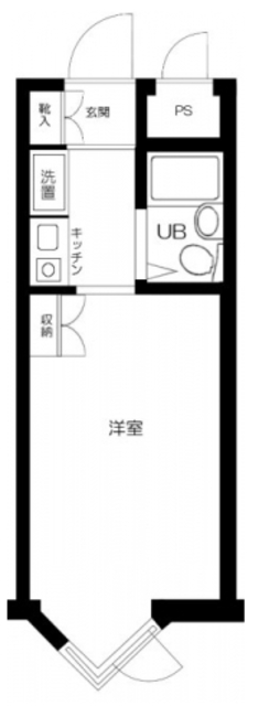 品川区戸越のマンションの間取り