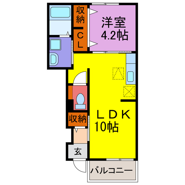 ラ　メゾン　サントークの間取り