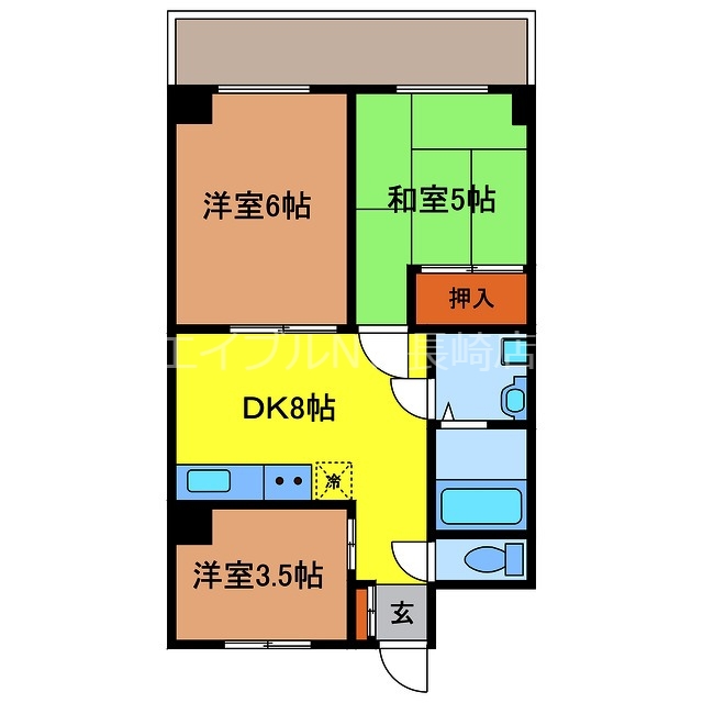 【東亜物産ビルの間取り】