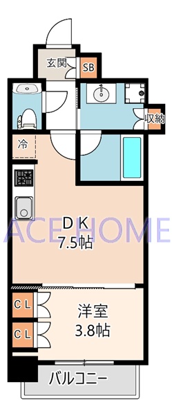 ザ・パークハビオ阿倍野昭和町の間取り