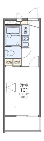 レオパレスフォレストの間取り