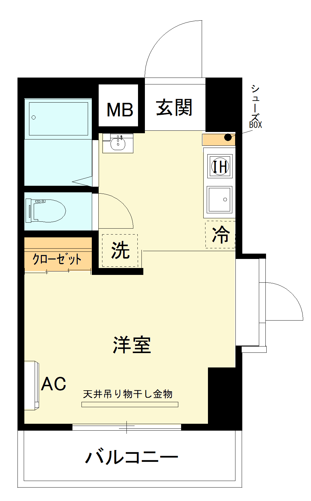 メゾン東和の間取り