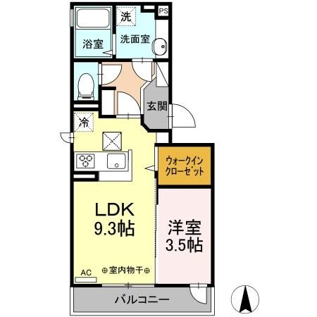 ヴェルミリオン鶴賀の間取り