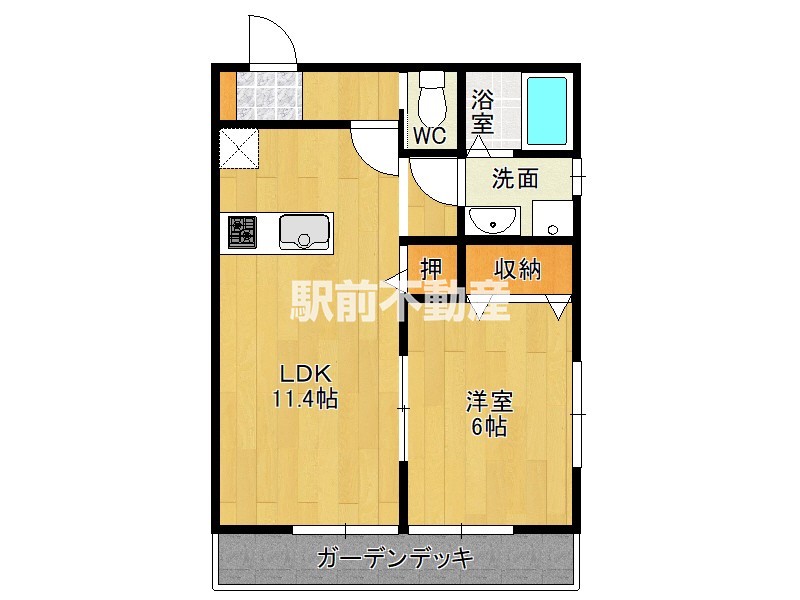 ＢＯＳＣＯ高木瀬東の間取り