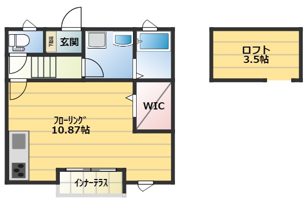 ファーストクラスの間取り