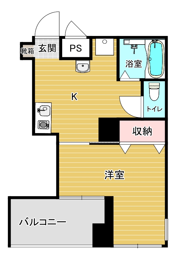 ハーベストマンションの間取り