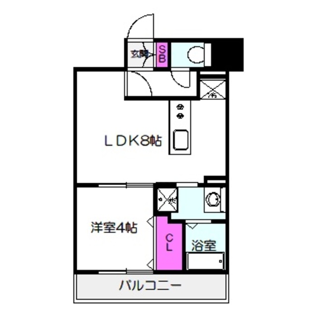 ラベニールの間取り