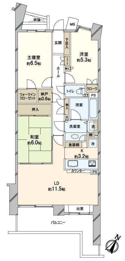 パークシティひばりが丘の間取り