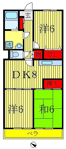 司第一マンションの間取り