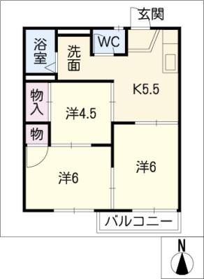 ファミール松本の間取り