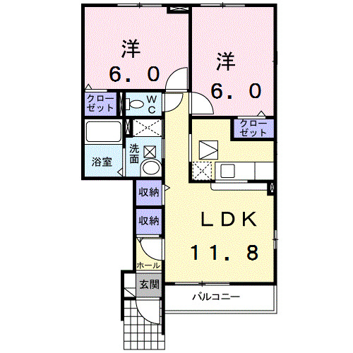 花巻市高木第18地割築17年の間取り