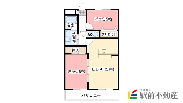 アフィニティ公園通りの間取り