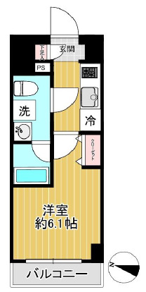 SHOKEN Residence川崎八丁畷の間取り