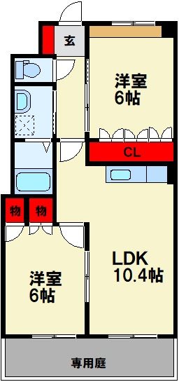 カメリアグランデIIの間取り