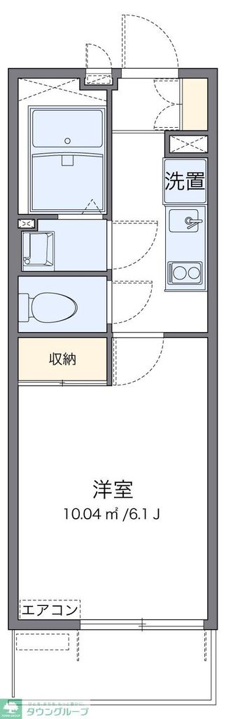 レオパレスエクセランの間取り