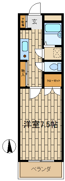 パルク花水木の間取り