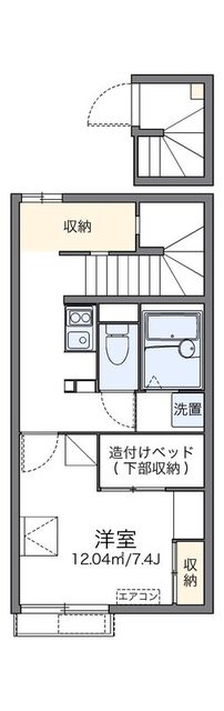 レオパレスブライトセゾンの間取り