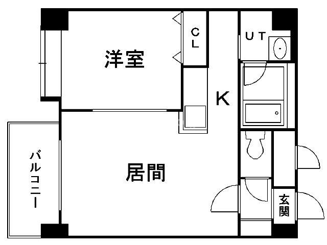 札幌市白石区東札幌二条のマンションの間取り