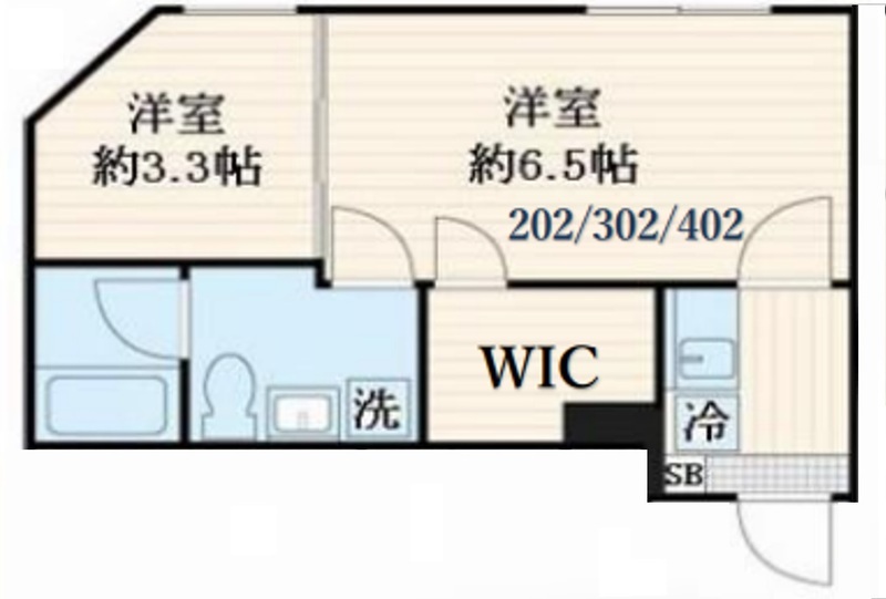 aLATO新宿御苑 302の間取り