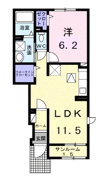 ハウオリの間取り