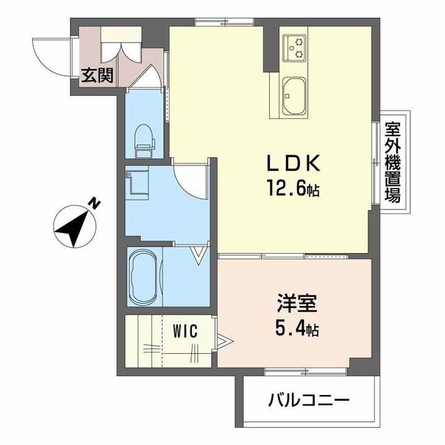 ローズガーデン３号館の間取り