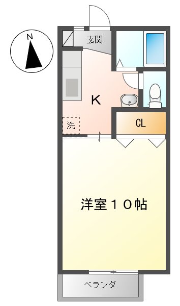 ハイム・エクセレンスAの間取り