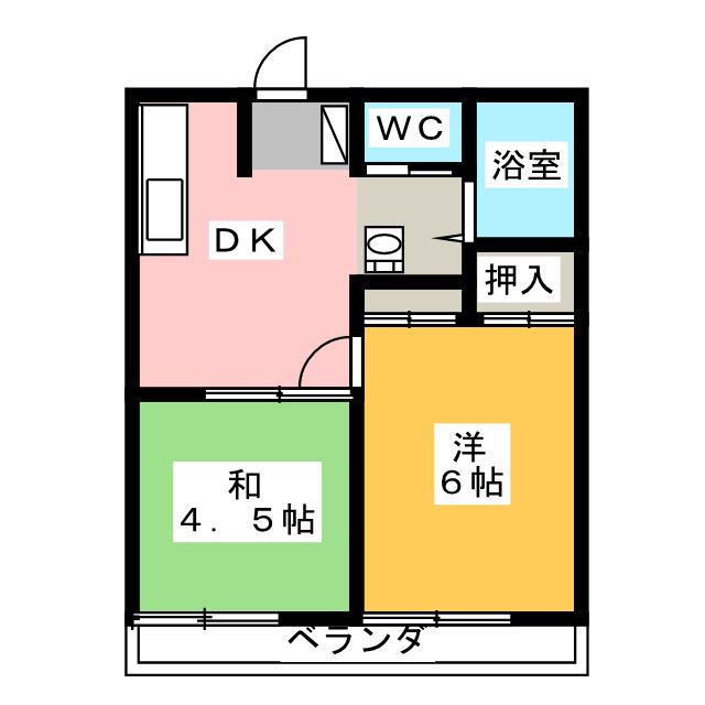 グリーンハイツ相良の間取り