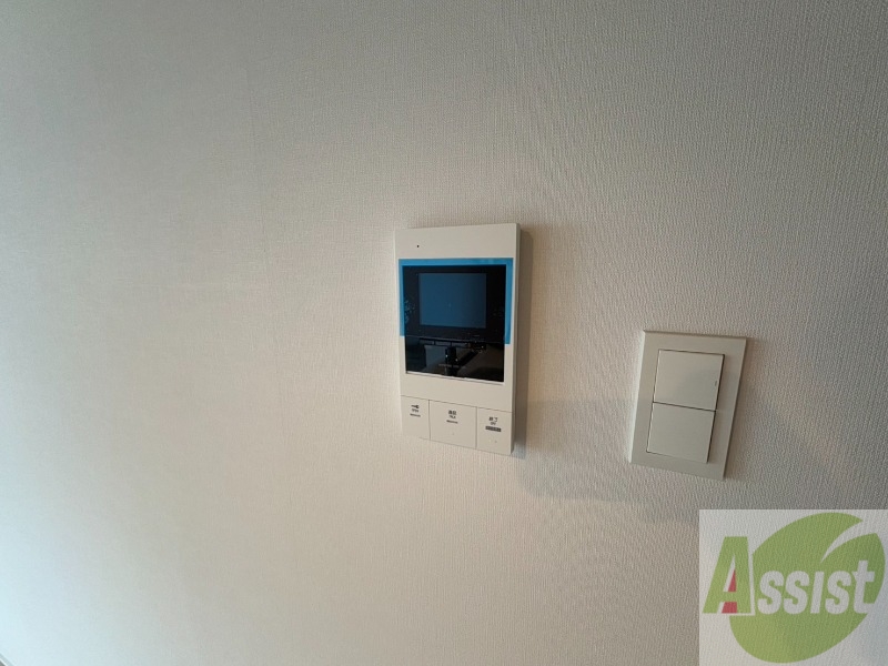 セキュリティ　インターホンです。オートロック付きで安心のマンションです。