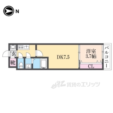 レーヴメゾン出屋敷の間取り