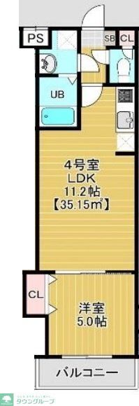 Ａｌｂｉｏｎ新検見川の間取り