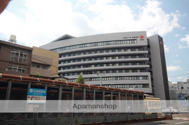 病院　広島赤十字・原爆病院（病院）まで500m