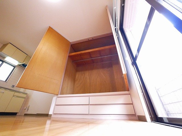 収納　十分な収納スペースがあります