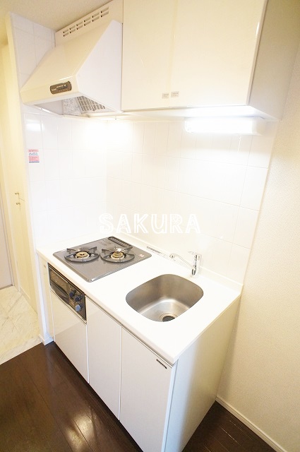 キッチン　自炊をされる方に嬉しい2口コンロ♪