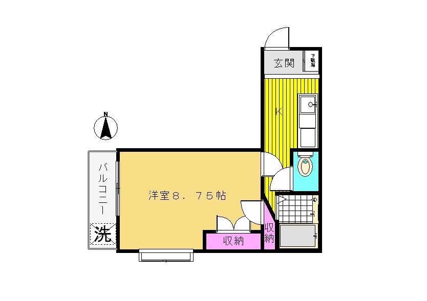 長和島サンロイヤルの間取り写真