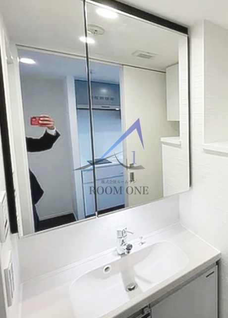 洗面設備　洗面台です。