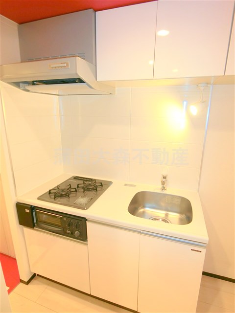 キッチン　2口ガスグリル付システムキッチン