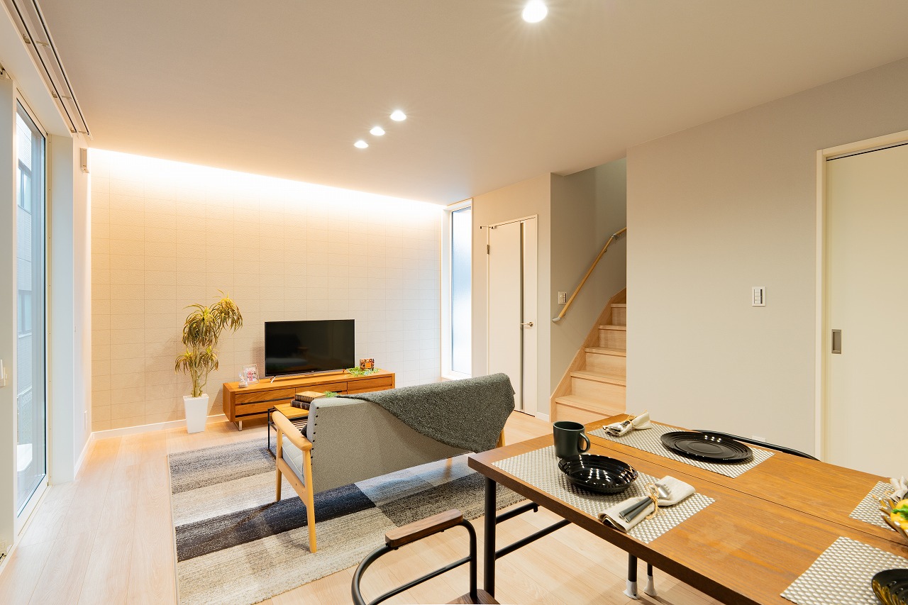 居室・リビング　モデルルームの為家具は付きません