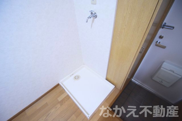 洗面設備　脱衣スペースもあります