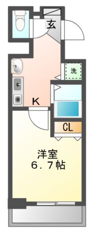 ライジングコート名古屋駅南の間取り写真