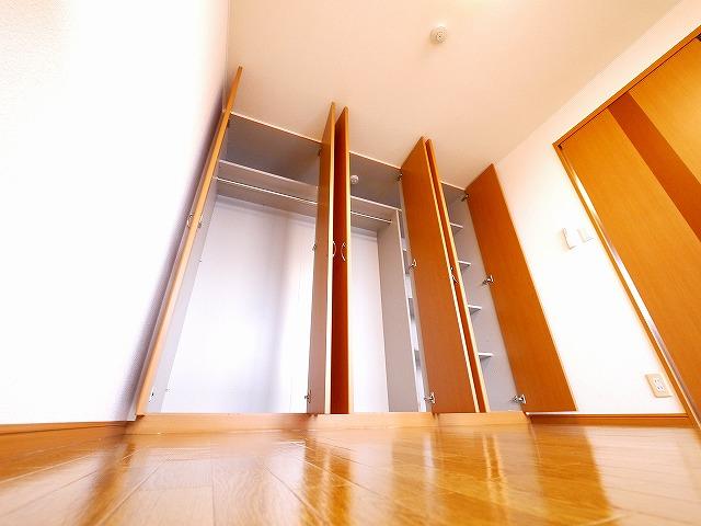収納　大きなスペースがあり、収納には困りません
