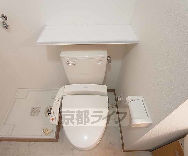 トイレ　清潔感のある洋式トイレ。