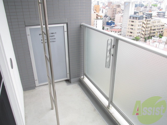 バルコニー　高層階で眺望良好