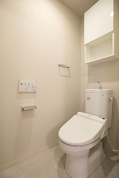 トイレ　ゆったりとした空間のトイレです