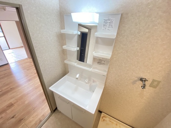 洗面設備　※別号室の写真です