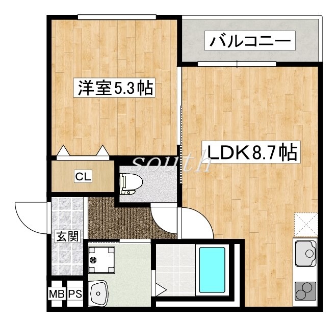フジパレス我孫子西II番館の間取り写真