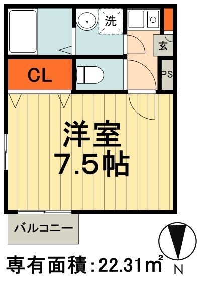 フレシールヴィラの間取り写真